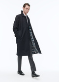 Wool raincoat with shirt collar - M3CIMA-KM39-30