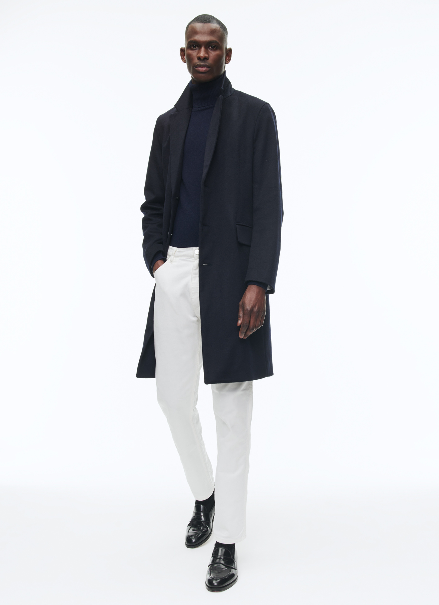 Manteau bleu marine homme Fursac - M3ATEM-CM34-30