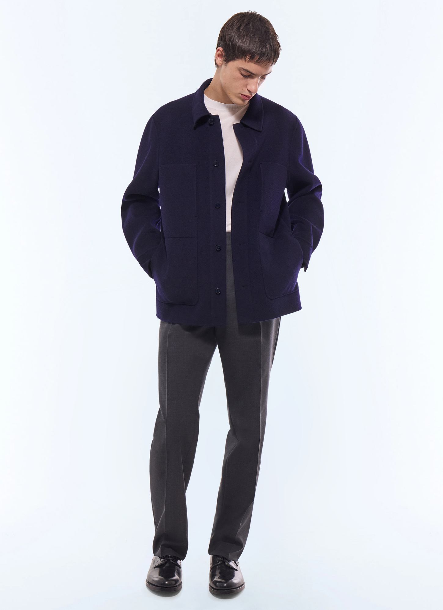 Manteau bleu marine homme Fursac - M3FADA-JM13-D030