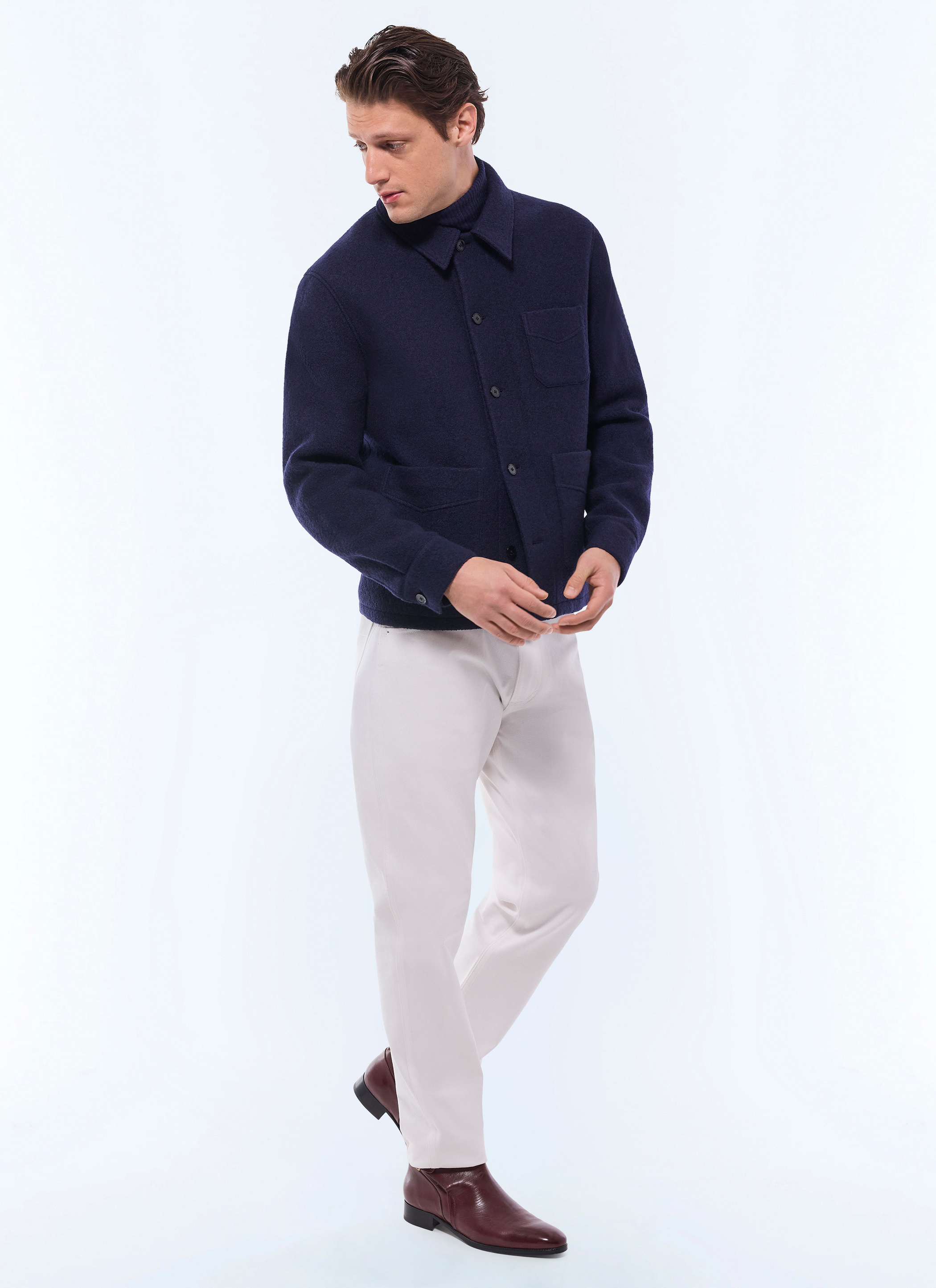 BONOBO Jeans Manteau d'hiver - bleu foncé/bleu marine