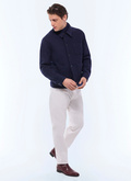 Veste en laine duffle feutrée - M3GOLE-GM04-D030