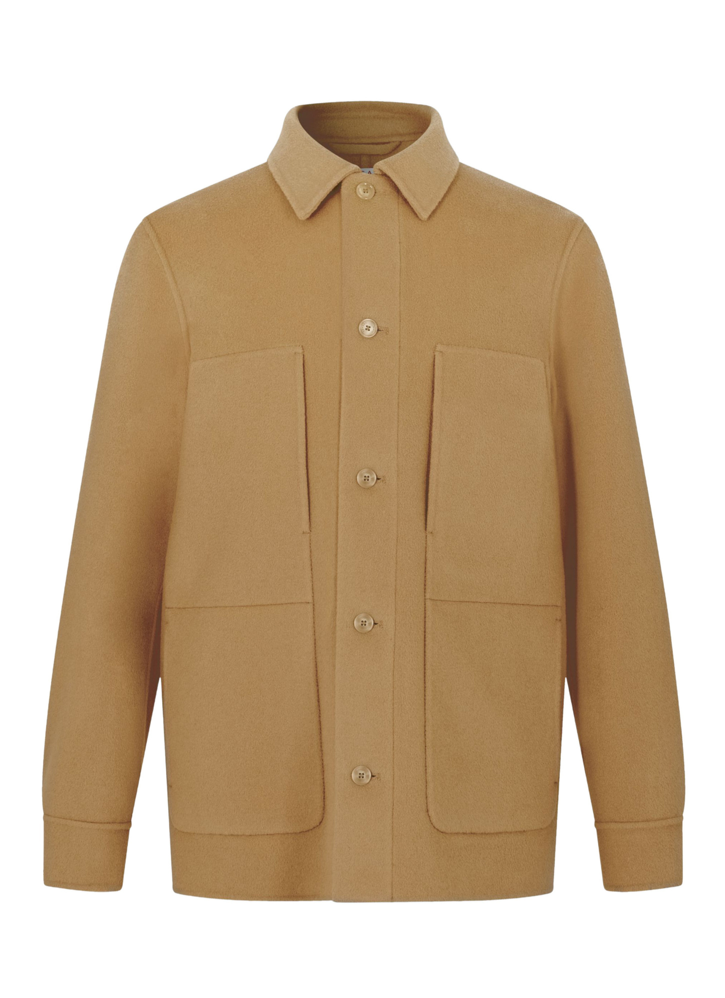 Manteau camel homme drap de laine Fursac - M3FADA-FM13-A011