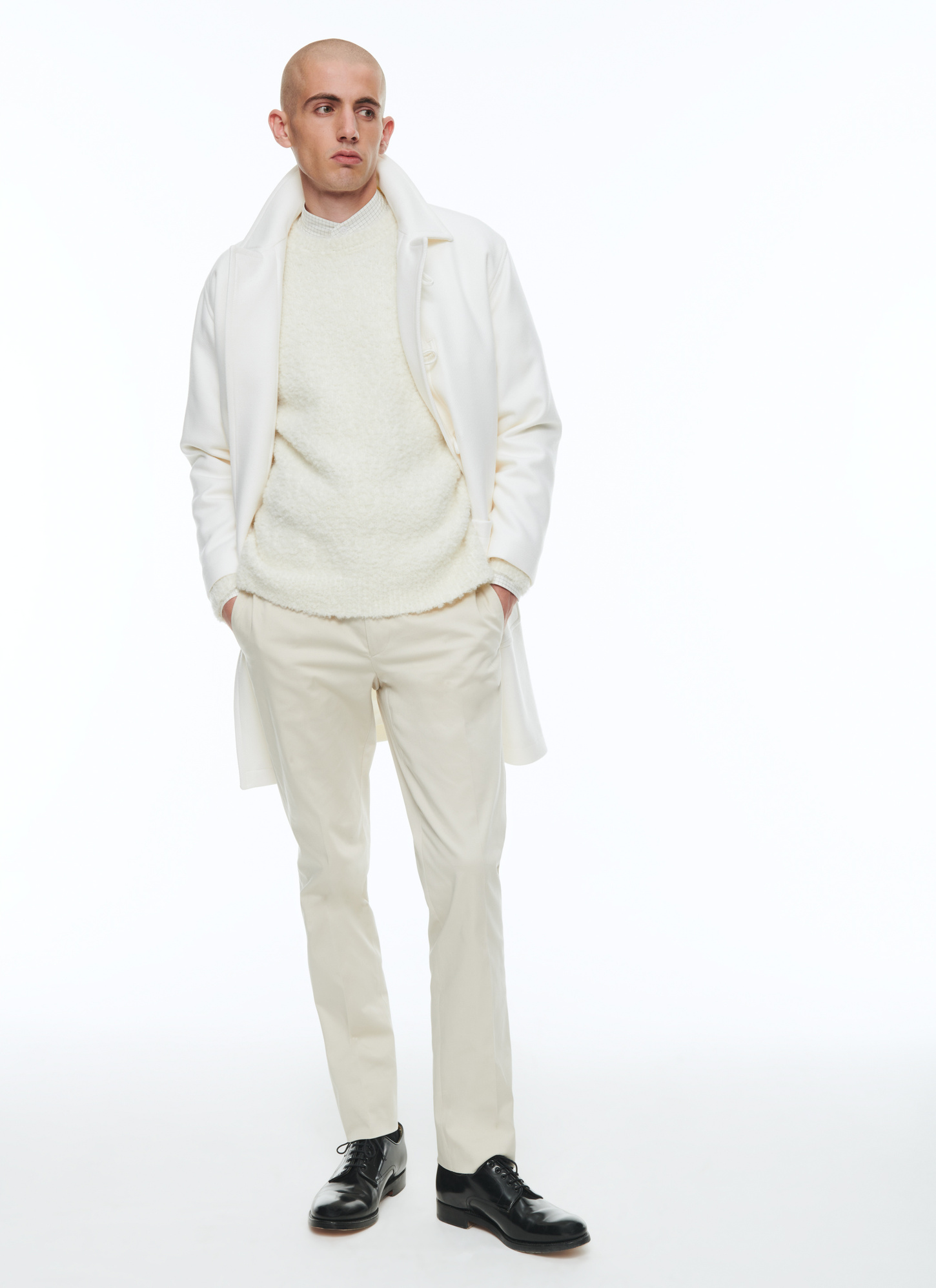 Manteau ecru homme Fursac - M3ALTO-AM28-A002