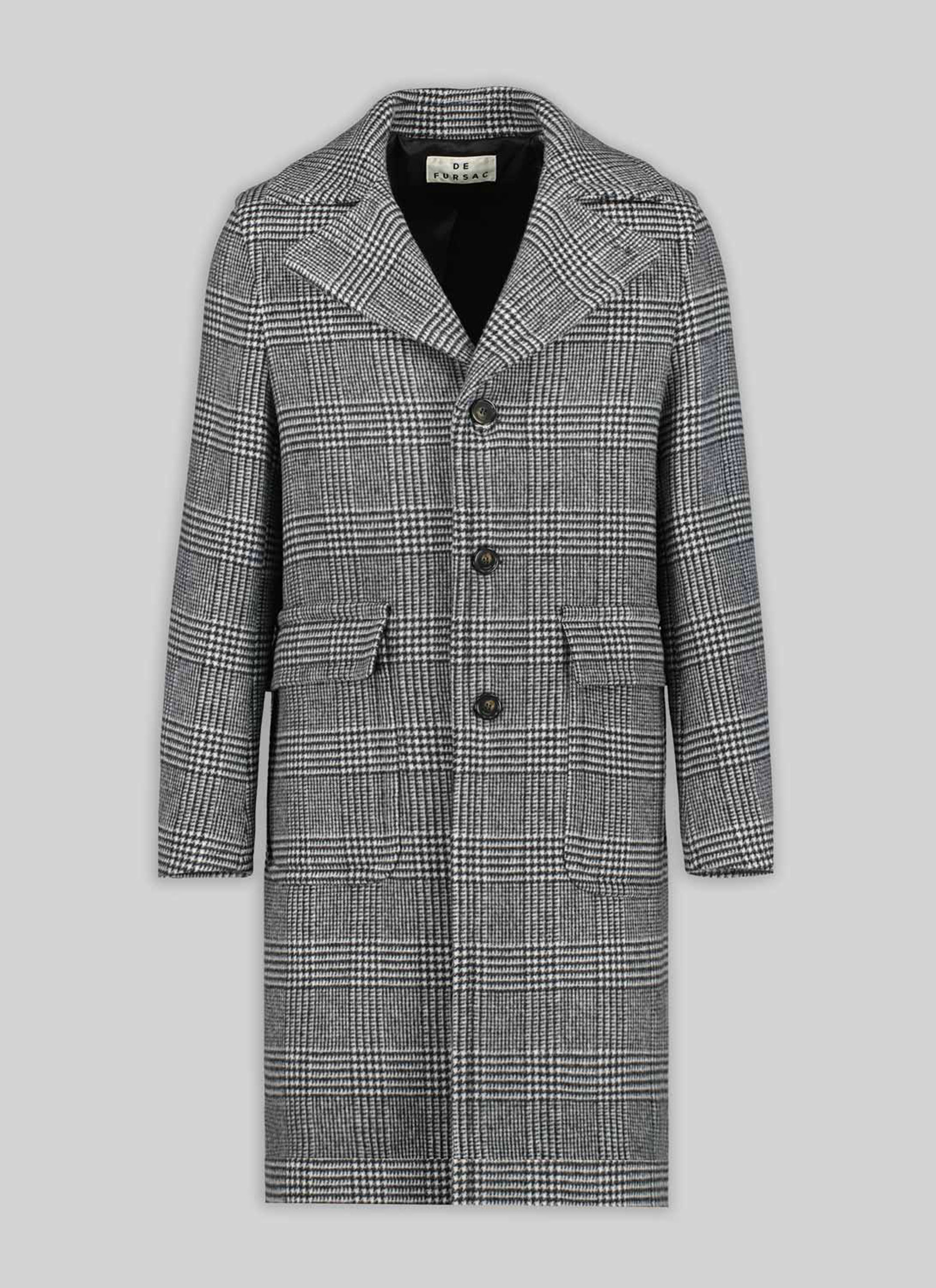 Manteau gris M3TIBR-TM02-24 - Manteau Homme