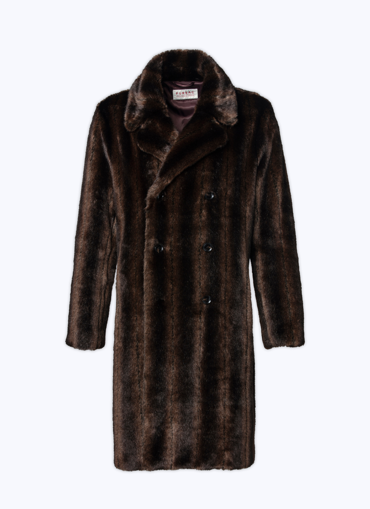 Manteau brun homme polyester Fursac - M3ARCS-AM31-18