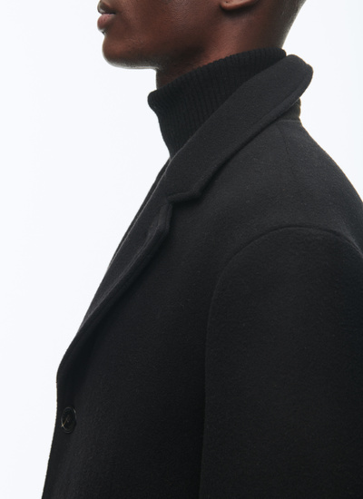 Manteau noir homme Fursac - M3AKOM-RM31-20