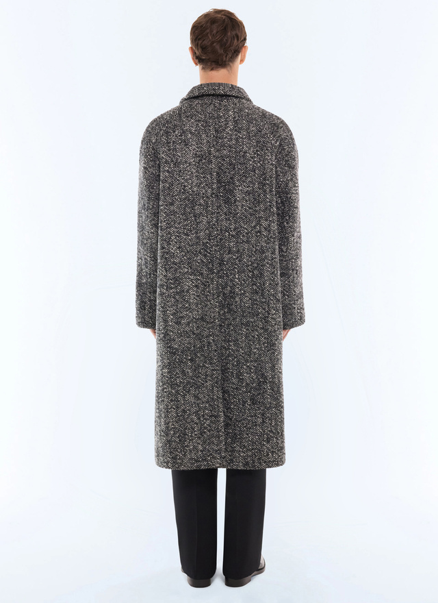 Manteau long acier homme Fursac - M3LOVE-LM03-B022