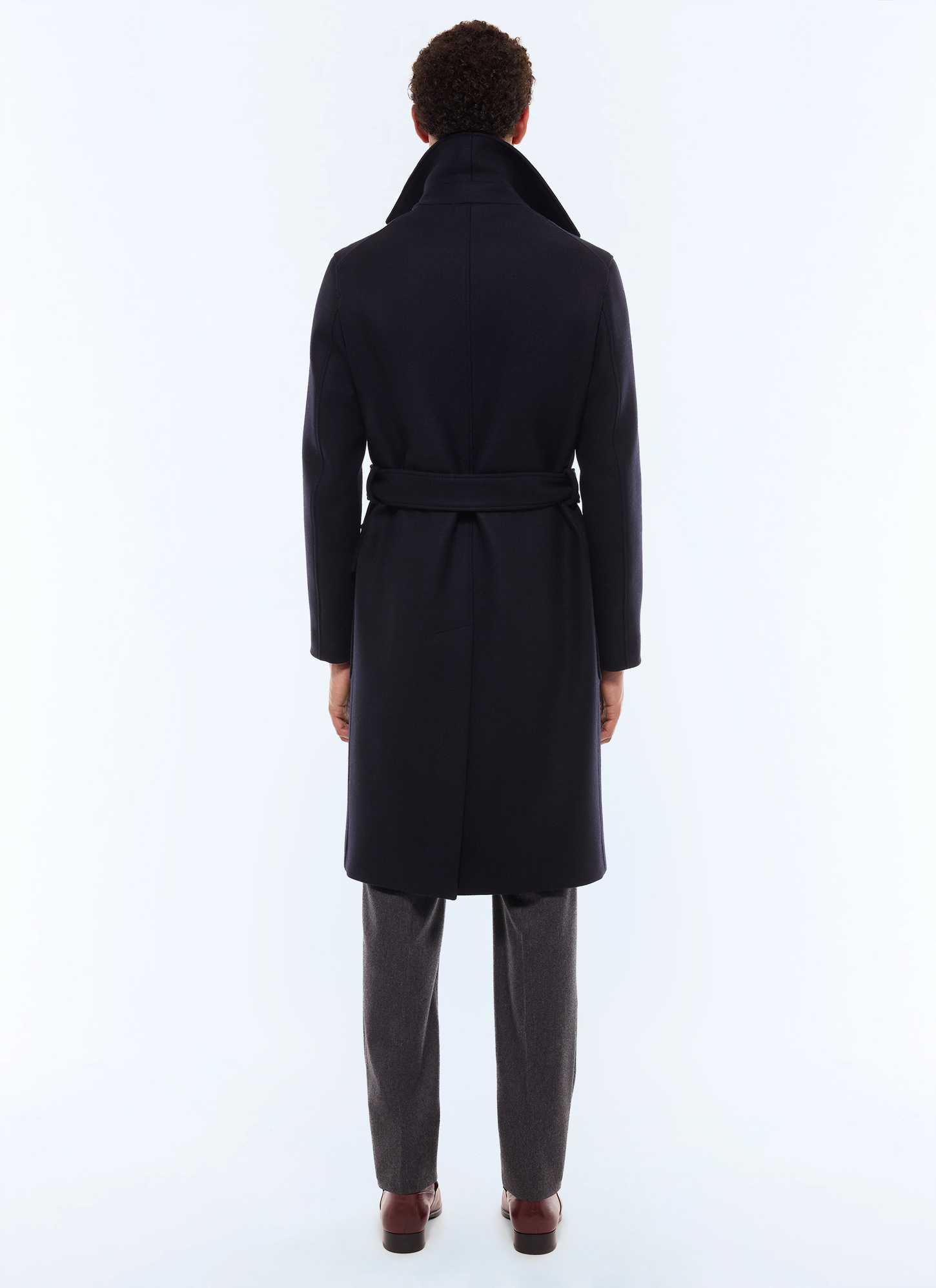 Manteau long homme drap de laine mélangée Fursac - M3GIBR-AM28-30