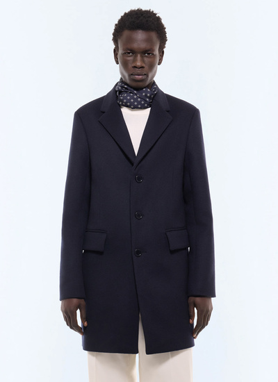 Manteau long homme carbone tissu principal: 95% laine vierge, 5% cachemiredoublure: 100% viscose Fursac - M3LKOM-LM31-D031