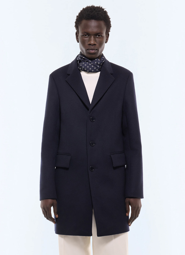 Manteau long homme carbone tissu principal: 95% laine vierge, 5% cachemiredoublure: 100% viscose Fursac - M3LKOM-LM31-D031