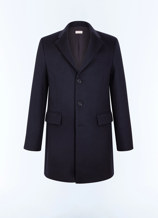 Manteau long bleu homme tissu principal: 95% laine vierge, 5% cachemiredoublure: 100% viscose Fursac - M3LKOM-LM31-D031