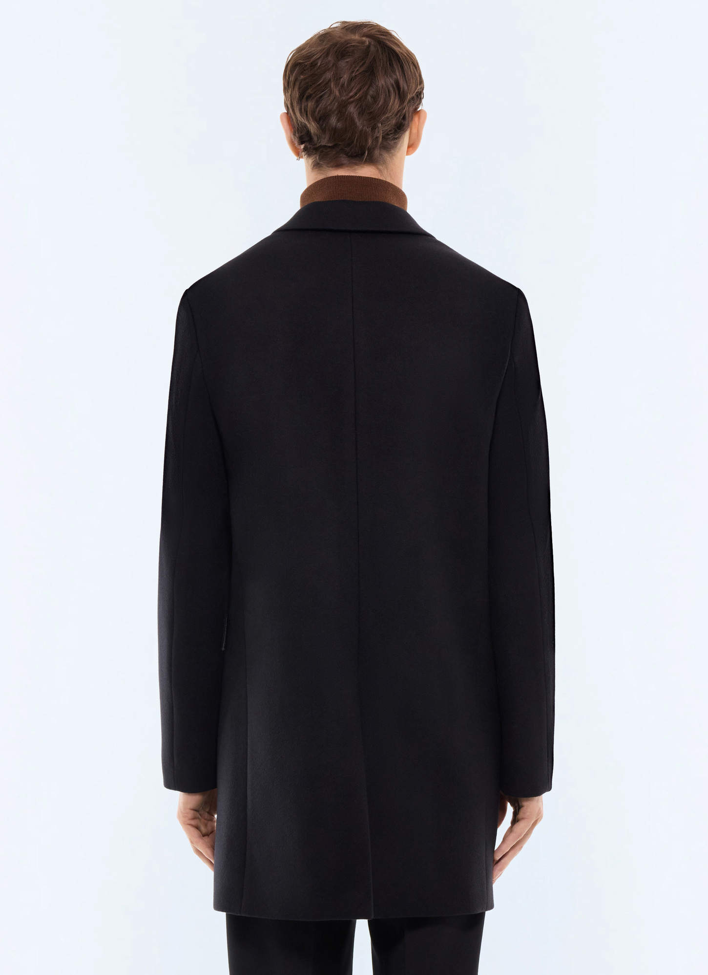 Manteau long homme tissu principal: 95% laine vierge, 5% cachemiredoublure: 100% viscose Fursac - M3LKOM-LM31-B020