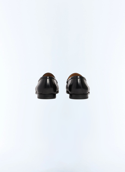 Mocassins noir homme cuir de vachette Fursac - LMOCET-GL07-B020