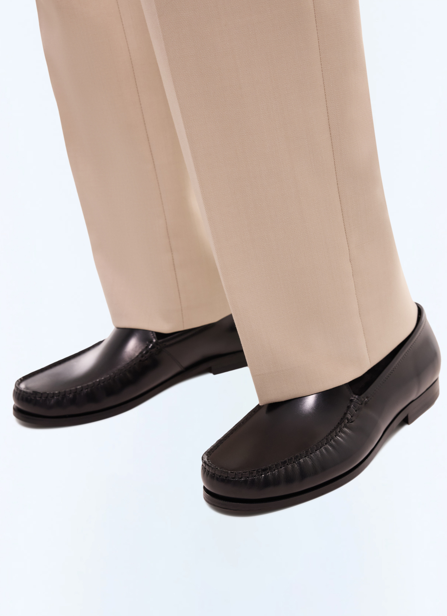 Mocassins noir homme Fursac - LMOCET-GL07-B020