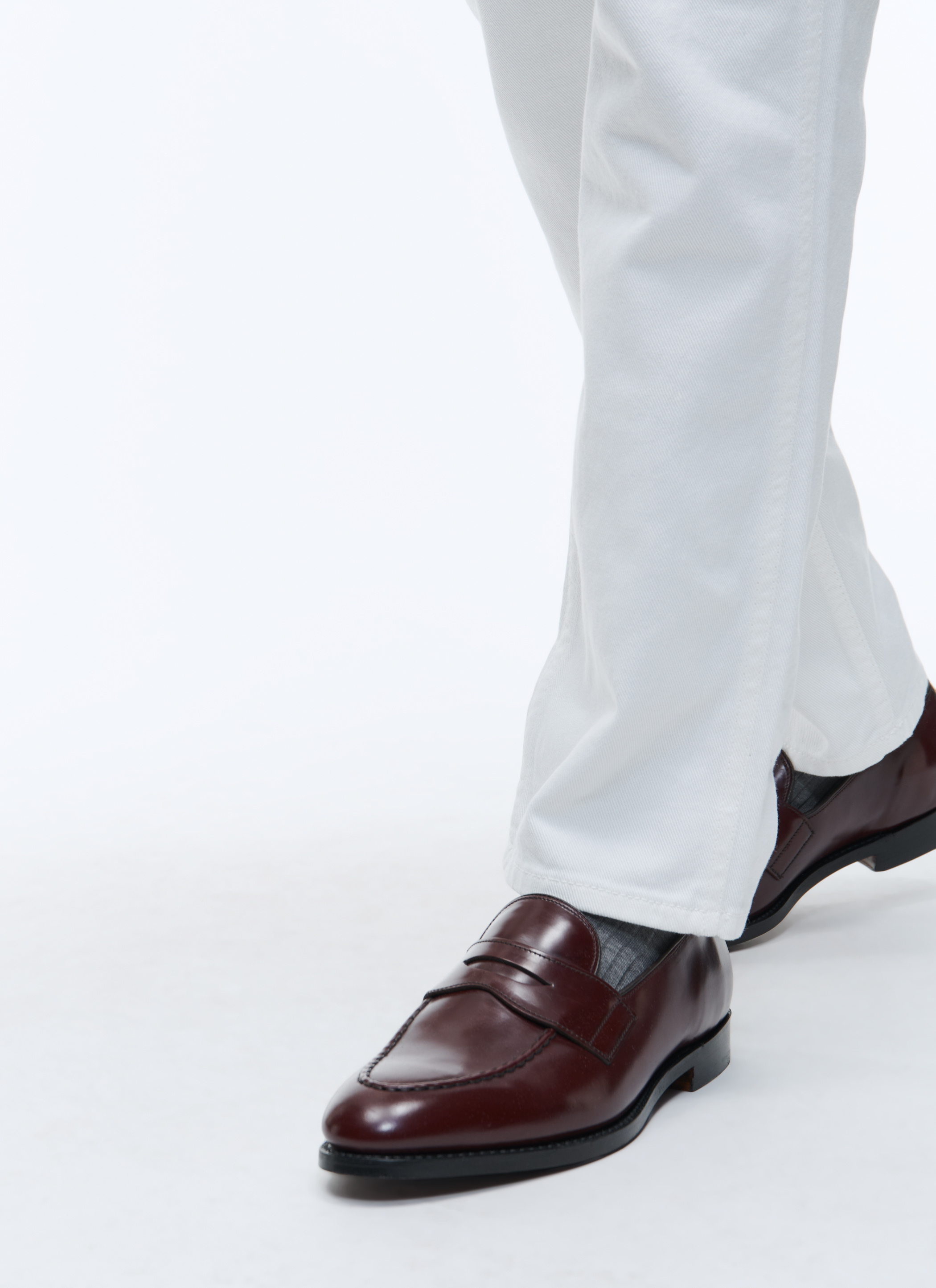 FURSAC - Mocassins en cuir - Taille 42 - Homme
