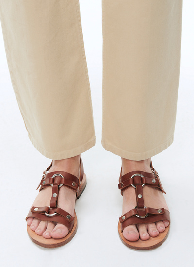 Men's calfskin leather mules Fursac - LSANDA-BL03-18