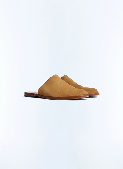 Men's suede leather mules Fursac - LMULES-FC22-A011