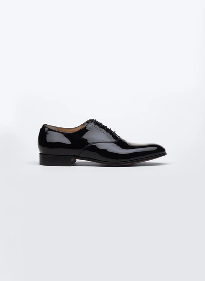 Men's oxford shoes black calf leather Fursac - LTUXED-EC03-20