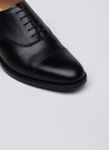 Black leather Oxford captoe - PERLRICHE-EC01/20