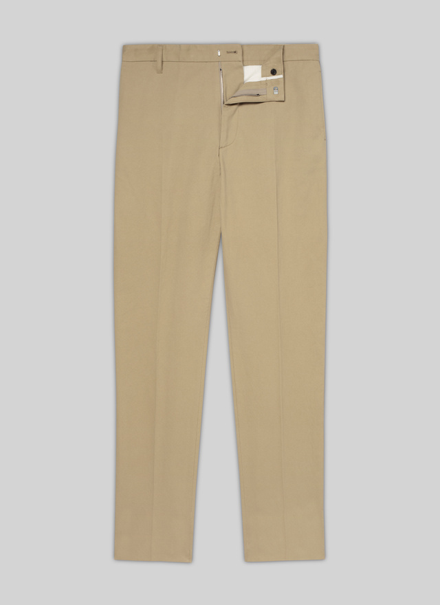 Pantalon chino beige homme coton Fursac - 22EP3VINO-VP06/08