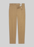 Pantalon chino en gabardine de coton beige - 22EP3VKIA-VP14/08