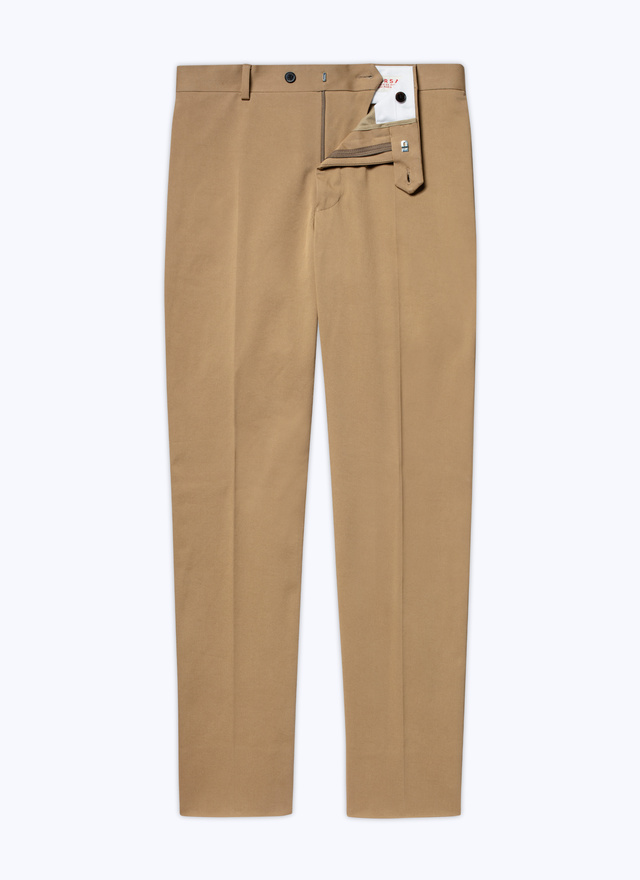 Pantalon chino beige homme coton et élasthanne Fursac - 22HP3VKIA-AP04/08
