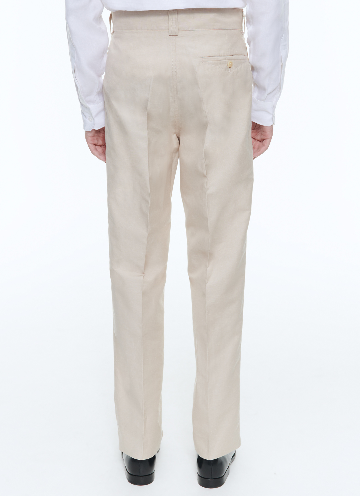 Pantalon chino homme toile de coton et lin Fursac - P3CARO-DX09-A006