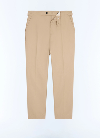 Pantalon chino homme beige toile de coton biologique Fursac - P3JKIA-AP04-08