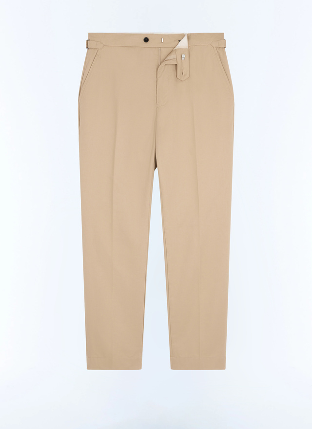 Pantalon chino homme beige toile de coton biologique Fursac - P3JKIA-AP04-08