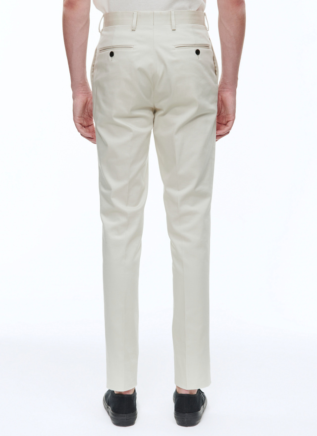 Pantalon chino blanc craie homme Fursac - P3DKIO-VP14-03