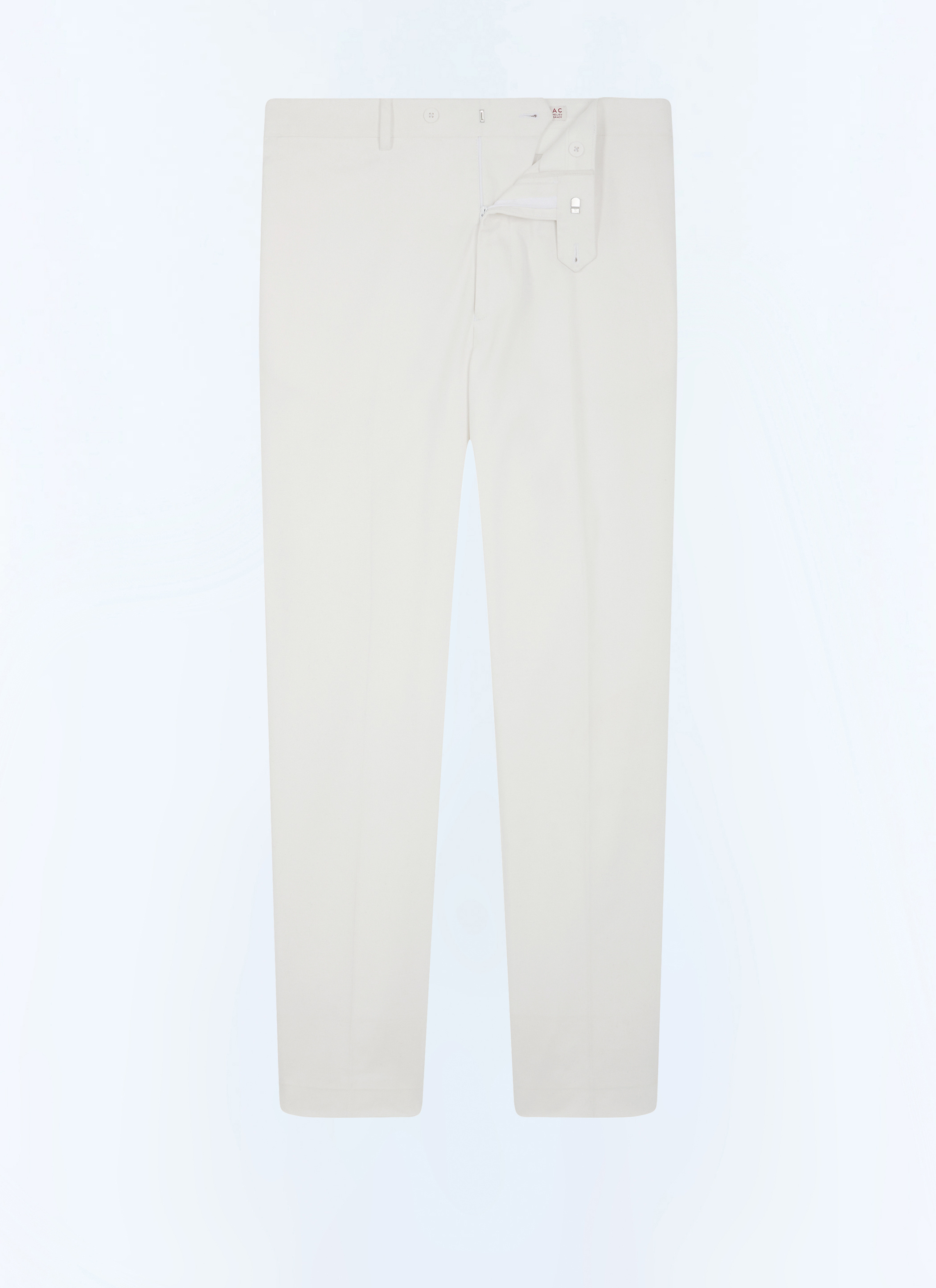 FURSAC - Chino ajusté en toile de coton - Homme - Taille 52 - Blanc - Coupe Ajustée