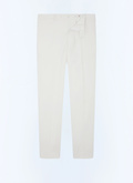 Chino ajusté en toile de coton - P3JKIA-AP04-A001