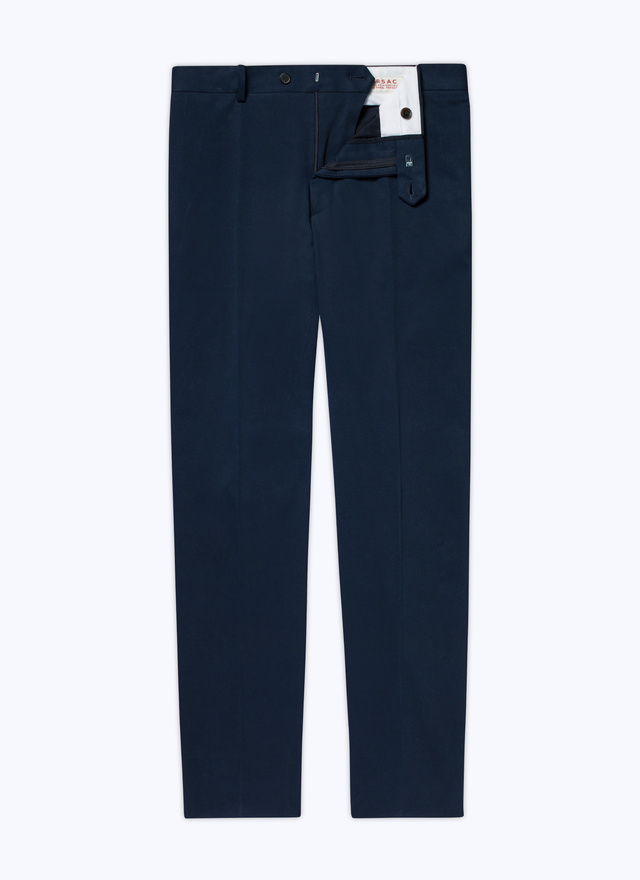 Pantalon chino bleu homme coton et élasthanne Fursac - 22HP3VKIA-AP04/31