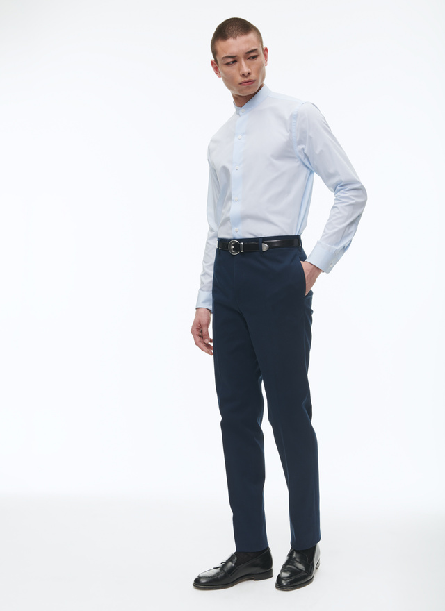 Pantalon chino homme Osaka Style PE24, Bleu marine