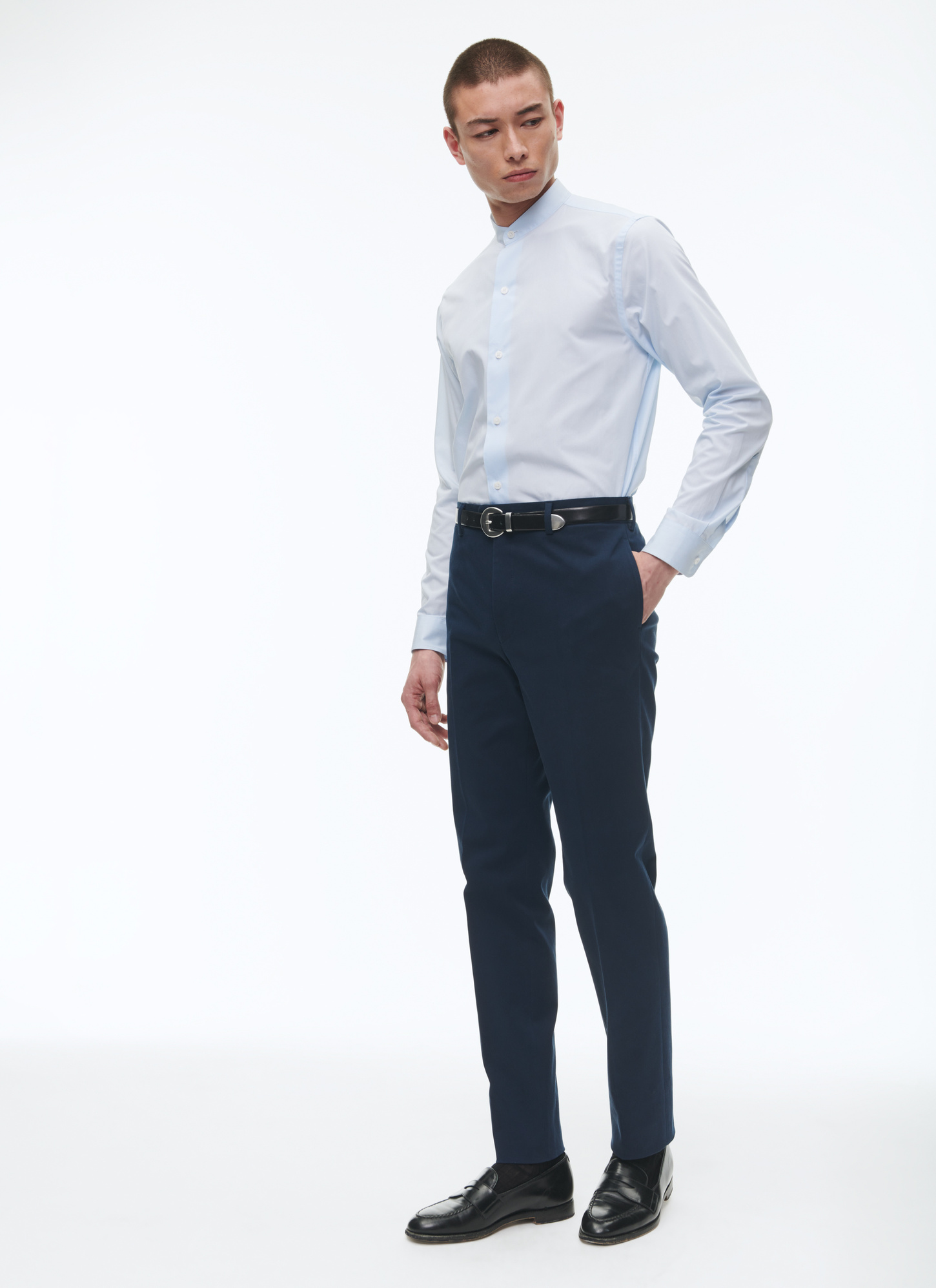 Pantalon chino bleu marine homme Fursac - P3VKIA-AP04-31