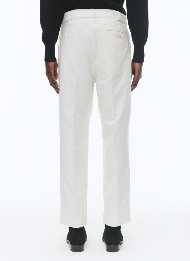 Pantalon chino homme moleskine de coton biologique Fursac - P3CARO-AX10-02