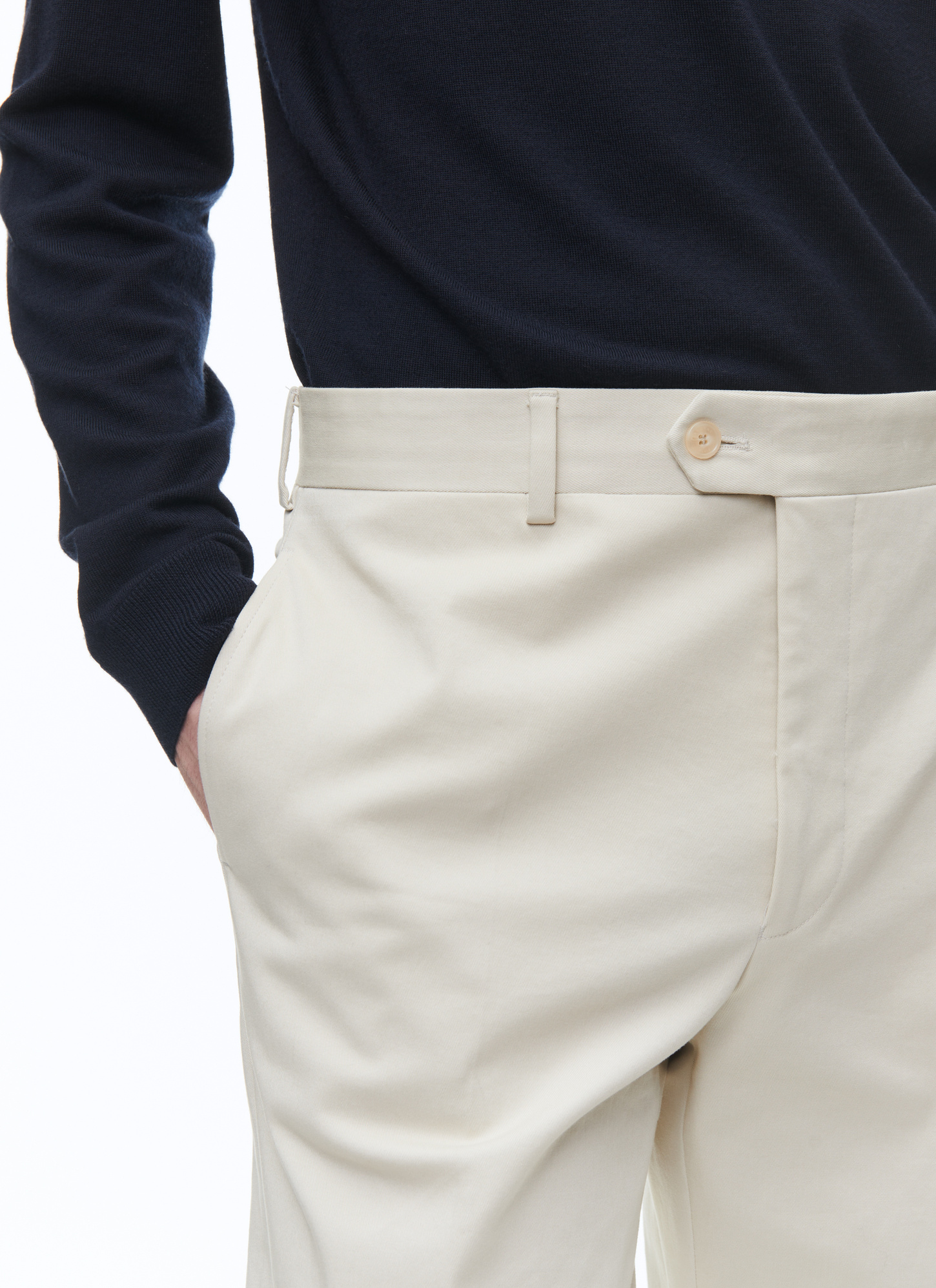 Pantalon chino ecru homme Fursac - P3VKIA-AP04-02