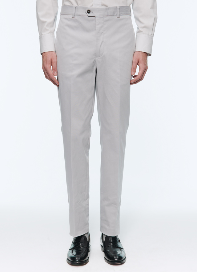 Pantalon chino homme gris coton et élasthanne Fursac - 22HP3VKIA-AP04/26