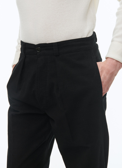 Pantalon chino noir homme Fursac - P3CARO-AX10-20