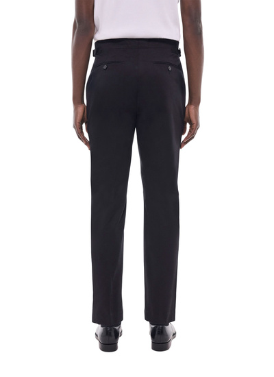 Pantalon chino noir homme toile de coton Fursac - P3FROP-FP03-B020