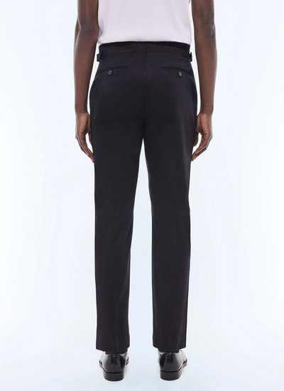 Pantalon chino noir homme Fursac - P3FROP-FP03-B020