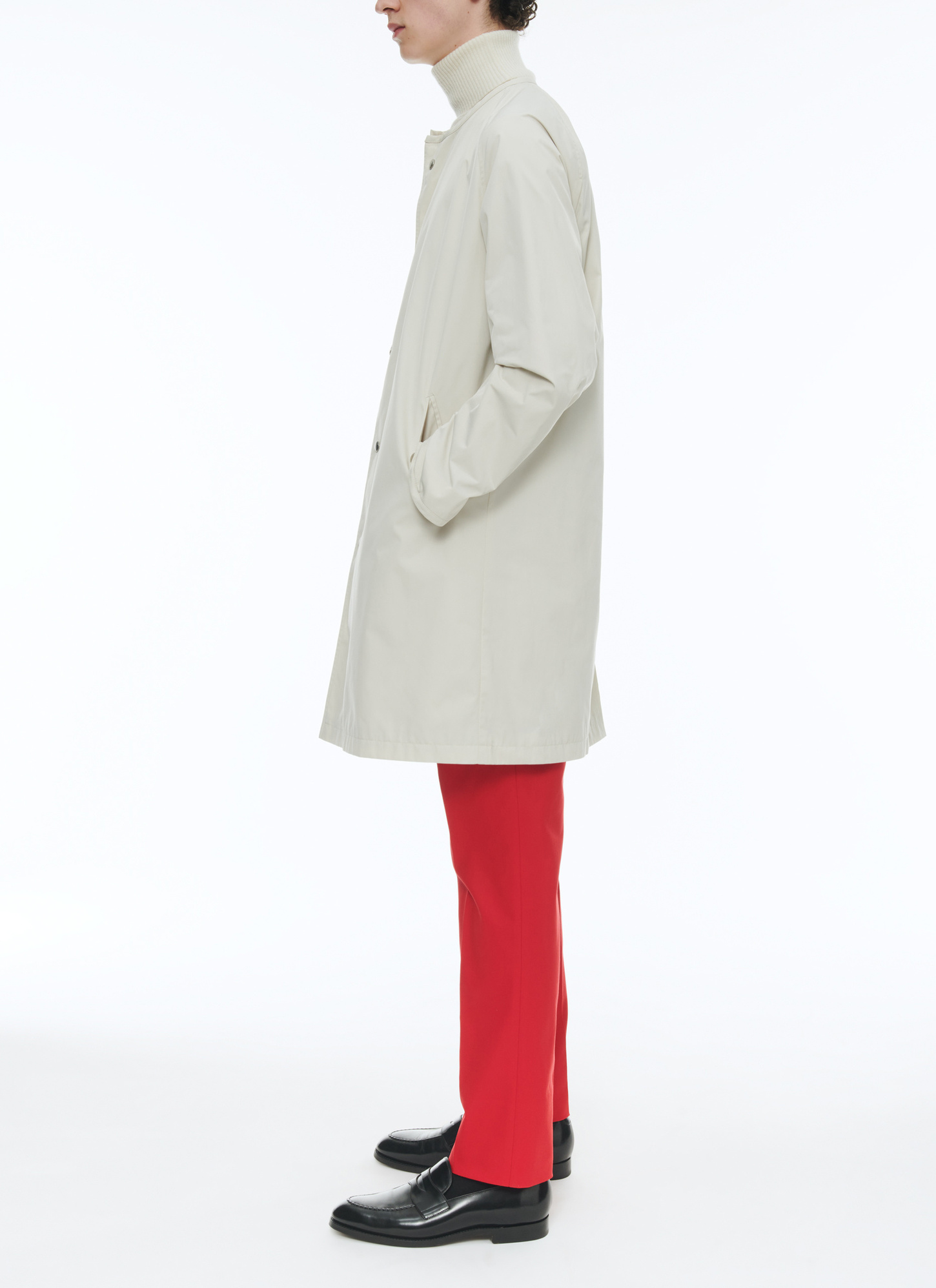 Pantalon chino homme rouge gabardine de coton Fursac - P3BXIN-AP04-C008