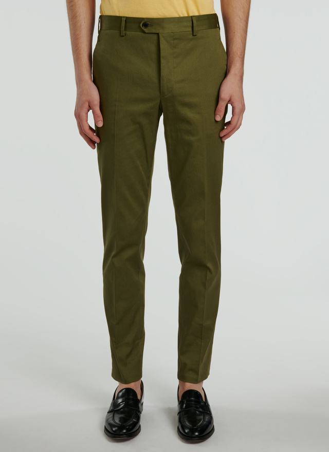 Pantalon chino vert olive homme Fursac - 22EP3VKIA-VP14/40