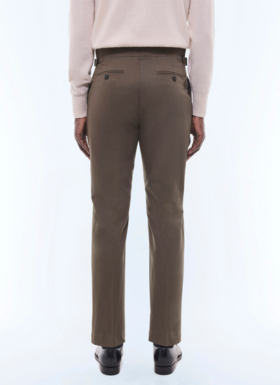 Pantalon chino vert olive homme Fursac - P3FROP-FP03-H015