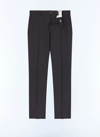 Pantalon noir homme tissu principal: 100% laine viergedoublure ceinture: 58% polyester, 42% cotondoublure jambes: 100% polyesterdoublure poches: 58% polyester, 42% coton Fursac - P3LOXA-BV01-B022