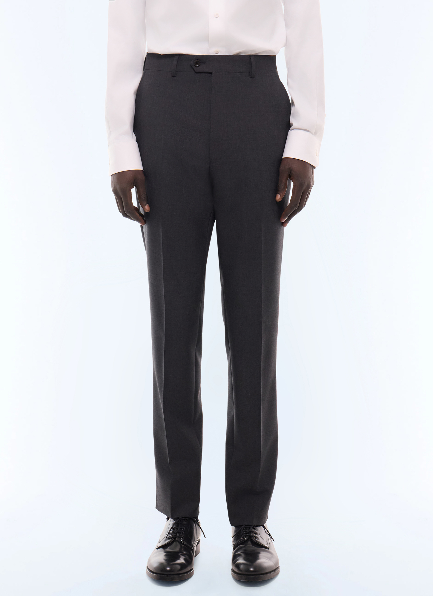 Pantalon homme acier tissu principal: 100% laine viergedoublure ceinture: 58% polyester, 42% cotondoublure jambes: 100% polyesterdoublure poches: 58% polyester, 42% coton Fursac - P3LOXA-BV01-B022