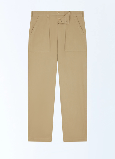 Pantalon beige homme serge de coton Fursac - P3FAGO-FP03-A008