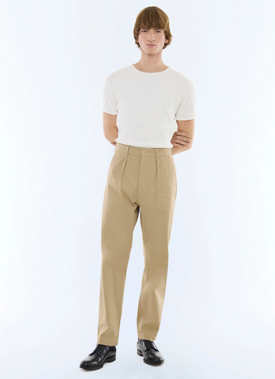 Pantalon beige homme Fursac - P3FAGO-FP03-A008