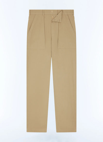Pantalon beige homme serge de coton Fursac - P3FAGO-FP03-A008