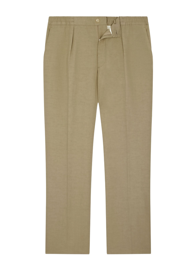 Pantalon homme toile de coton et lin Fursac - P3FVOK-FP18-A008